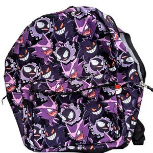 Pokemon Gengar Ghost Evolution All over Print Purple Backpack